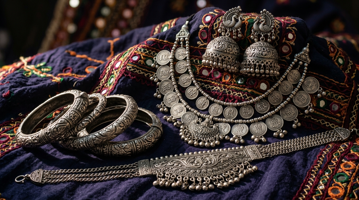 Navratri Belongs to Silver — Garba Jewellery for Calgary’s Nine Nights